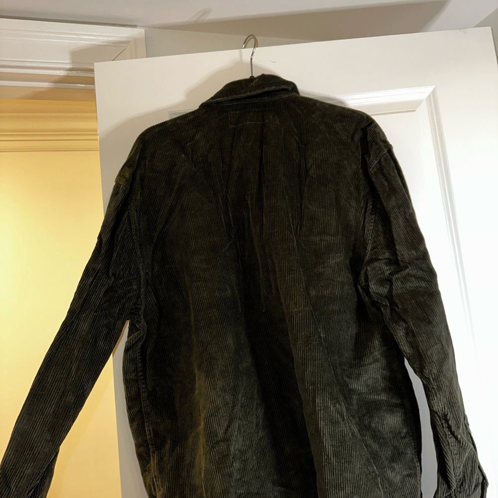 Abercrombie & Fitch Green Lightweight Shirt Jacket